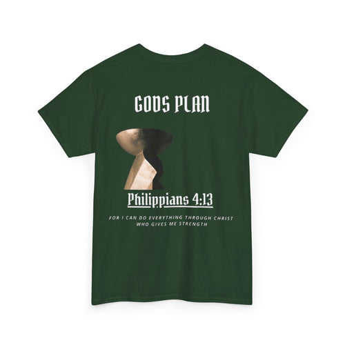 God’s Plan Faith Tee – Philippians 4:13 Streetwear Edition