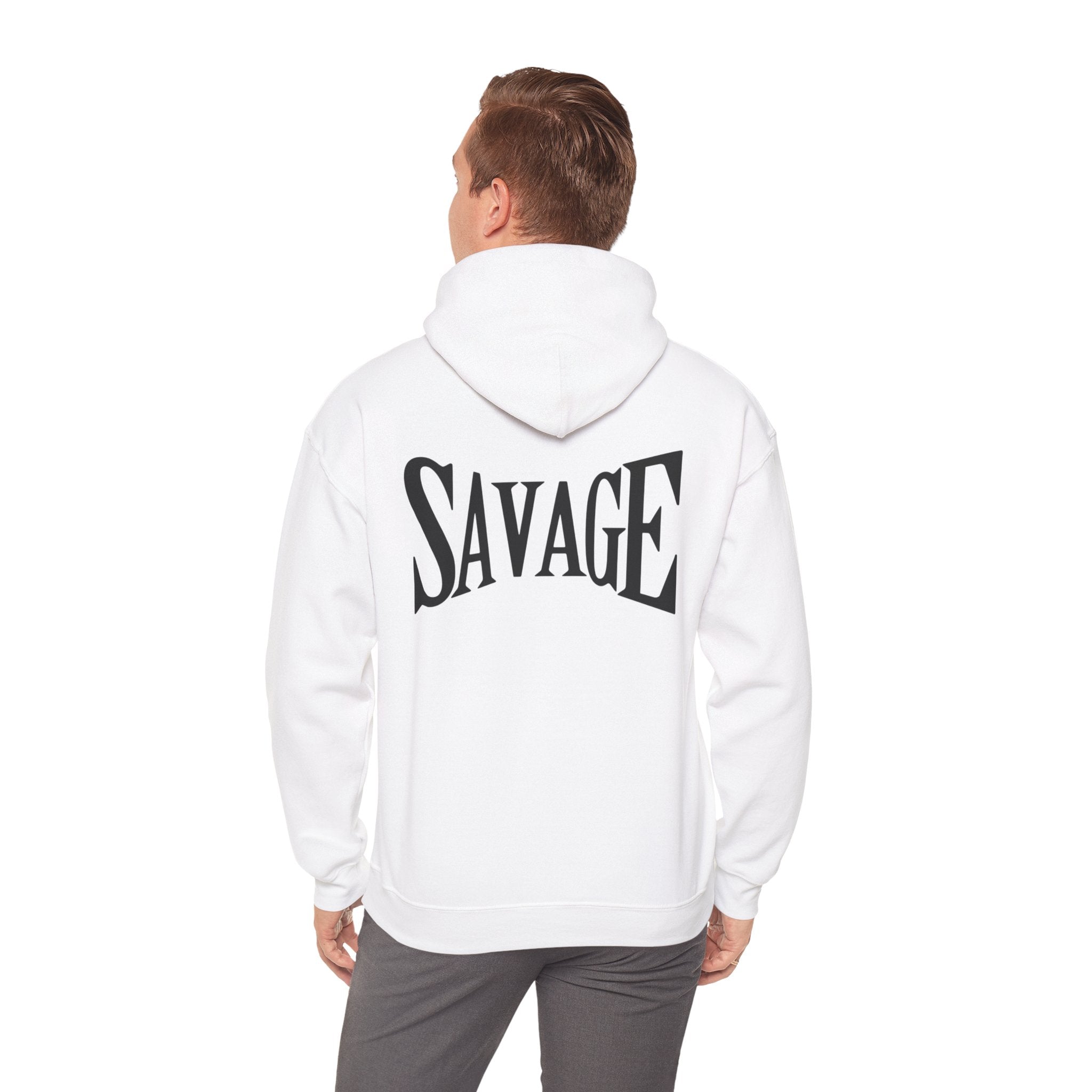Savage Script Hoodie – Minimal Streetwear Essential