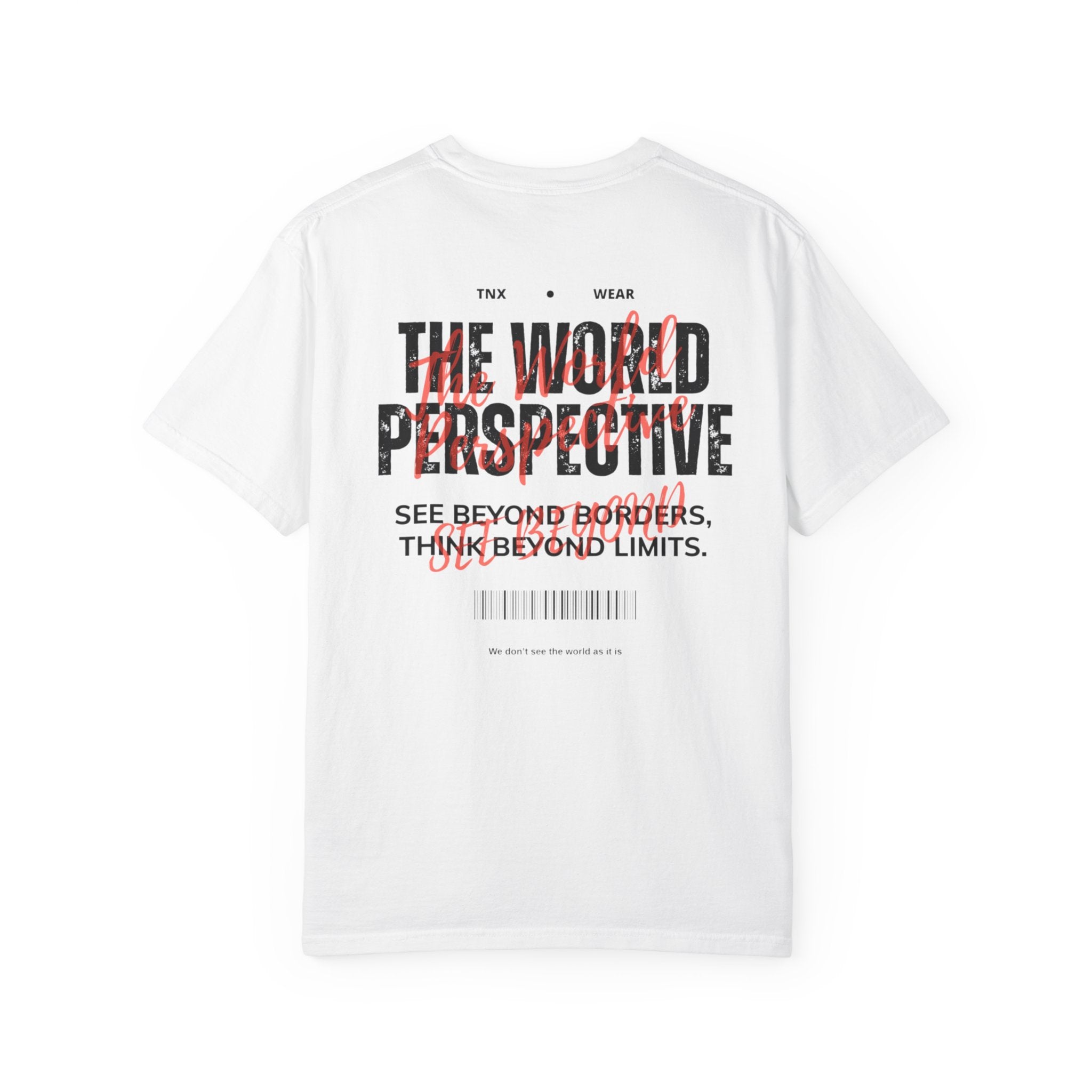 World Perspective Tee – Minimal Thought Graphic T-Shirt