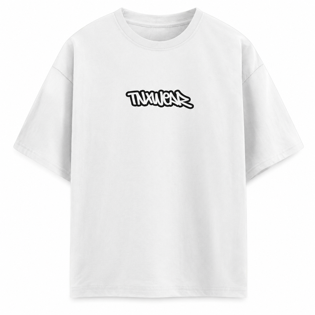 TNXWEAR Drip Money Lips Oversized Black T-Shirt
