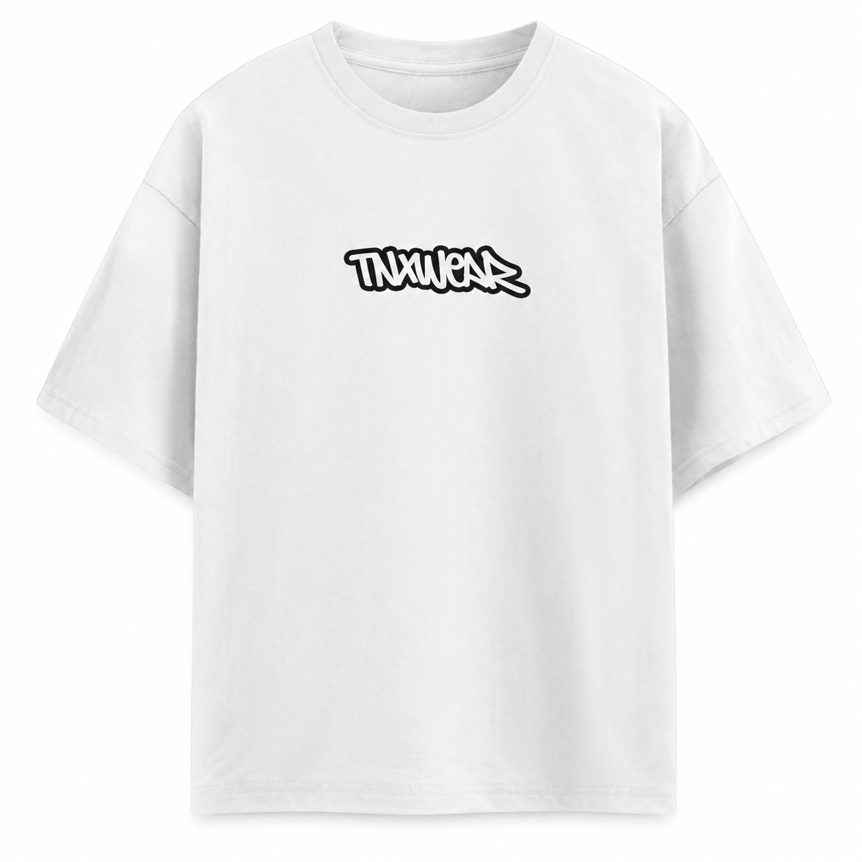 TNXWEAR Drip Money Lips Oversized Black T-Shirt